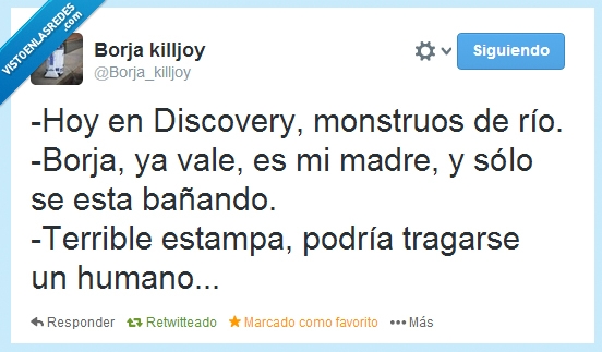Twitter,Suegras,Discovery,Documentales,Monstruosidad