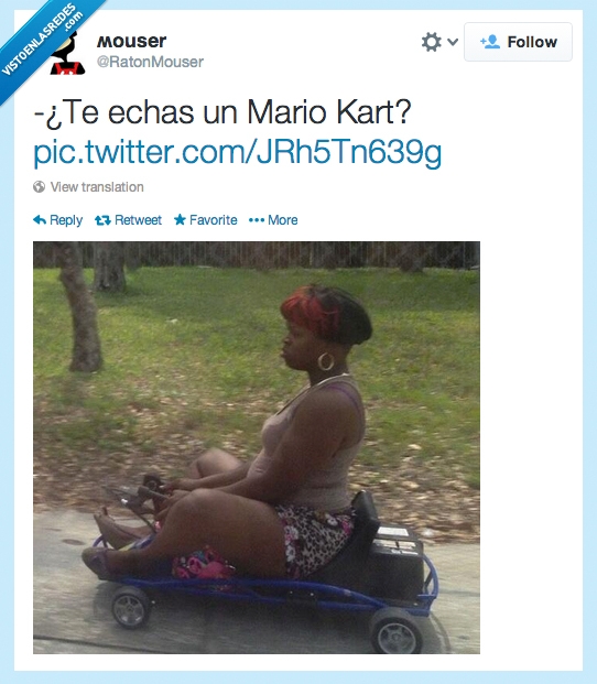 mujer,negra,coche,mario kart,motor,jugar