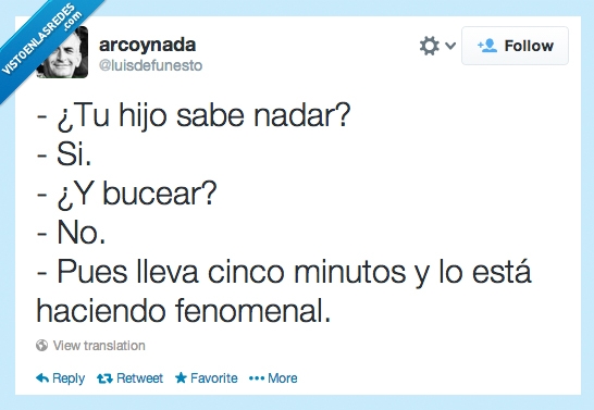 bucear,nadar,ahogado,fenomenal,glu glu glu,5 minutos,hijo