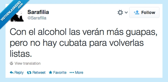 mujeres,alcohol,guapas,ver,cubata,listas,inteligentes