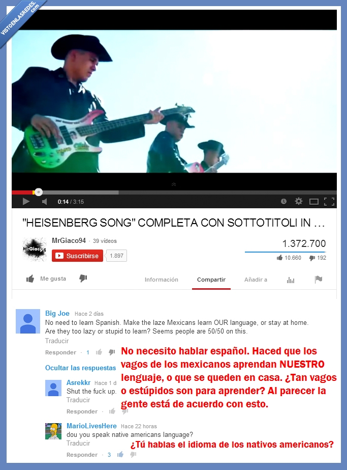 nativos,hablar,breaking bad,indios,racista,idioma,mexicano,Estados Unidos