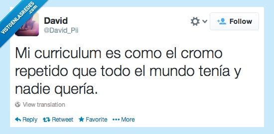 trabajo,twitter,cv,curriculum,repetido,cromo