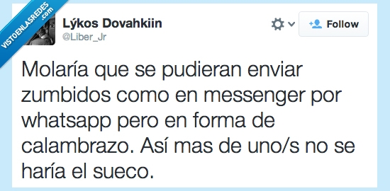 molaria,zumbido,messenger,whatsapp,descarga,electrica,calambrazo,sueco