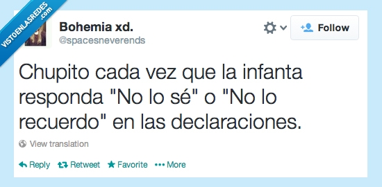 chupito,infanta,no lo se,no lo recuerdo,declaraciones,juego,beber