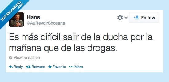 peor,drogas,salir,sencillo,ducha,frio,clima