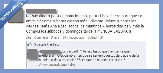 prioridades,motociclismo,no hay derecho,dinero