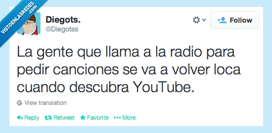 loca,pedir,canción,descubrir,YouTube,llama,gente,radio