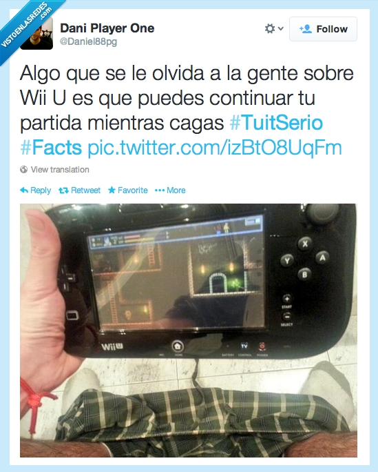 Wii U,Twitter,Nintendo,baño