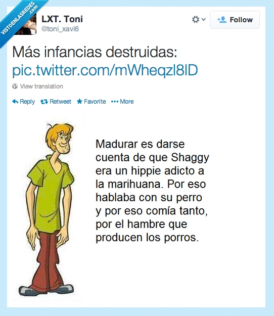 infancia,marihuana,porreta,shaggy
