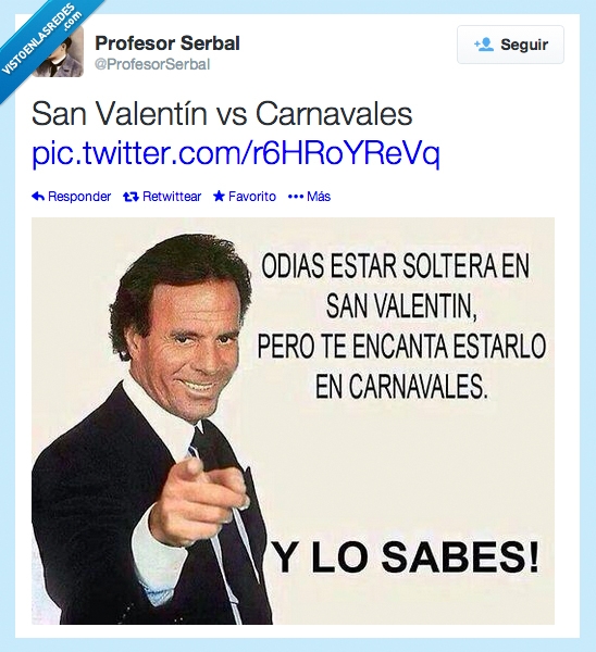 San Valentín,Carnavales,novio,soltera