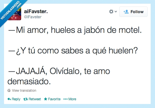 amor,te amo,lol,iFavster,tweet,twitter,olor,jabón,motel,Cuernos