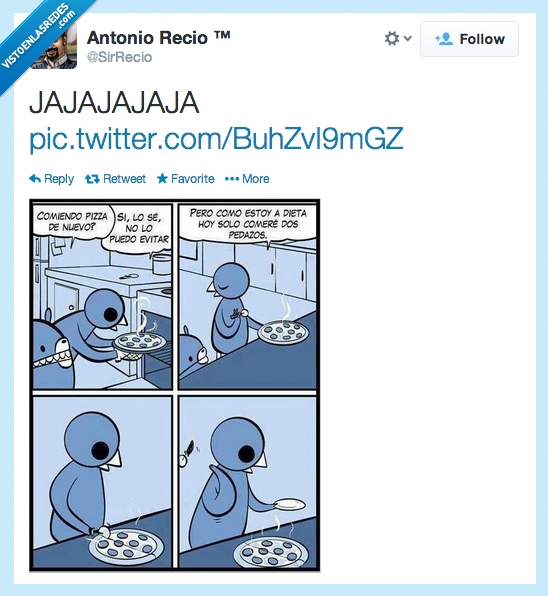 horno,dieta,mitad,trozos,dos,comer,pizza