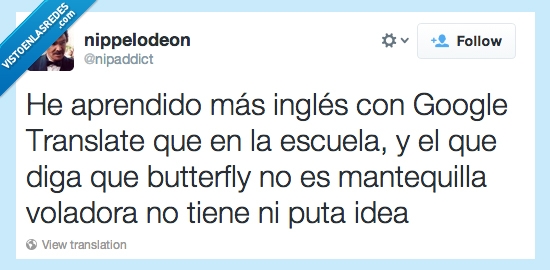 voladora,mantequilla,butterfly,aprender,inglés,translate,google