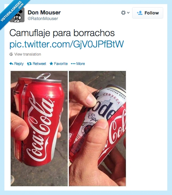 borracho,cerveza,cocacola,lata,tapar