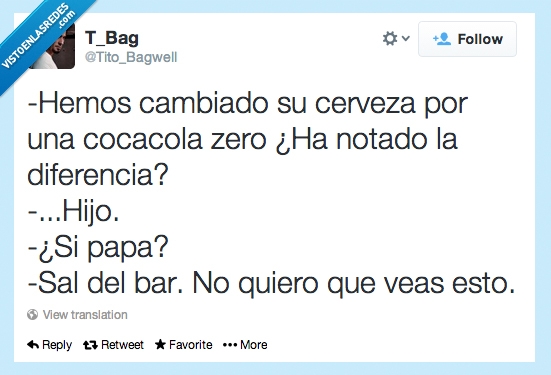 cocacola,cambiar,cerveza,paliza,anunciante,publicista,bar,hijo,zero