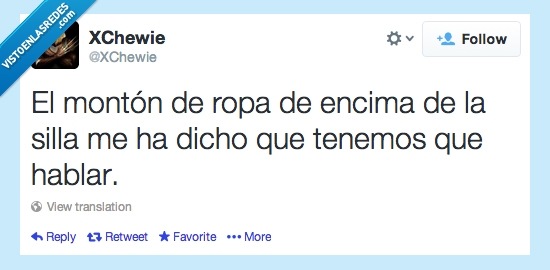 monton,ropa,silla,amontonar,hablar