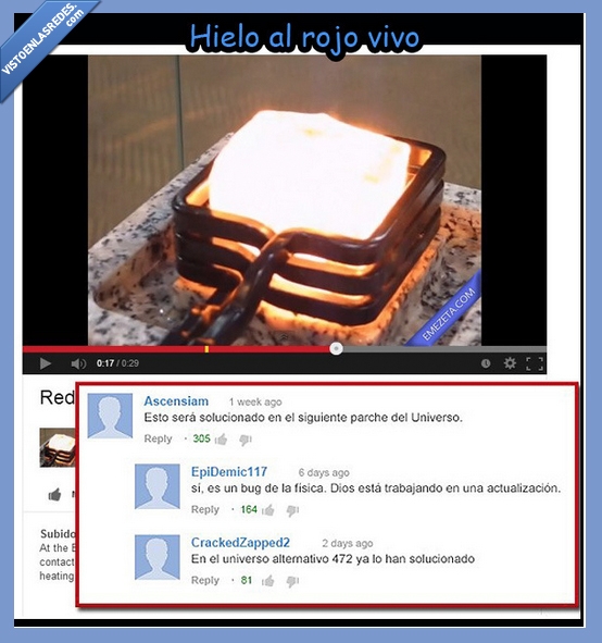 universos,hielo caliente,calentar,fuego,hielo,universo,bug