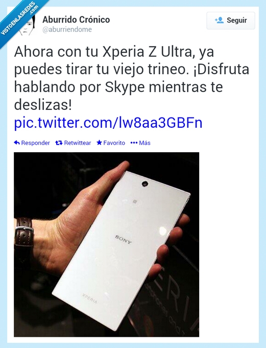 movil,sony,xperia,grande,gigante,trineo
