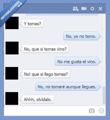 ortografía,escritura,Tomas,tomar,vino,chat,facebook