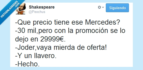 promoción,llavero,euros,coche,Mercedes,precio,oferta