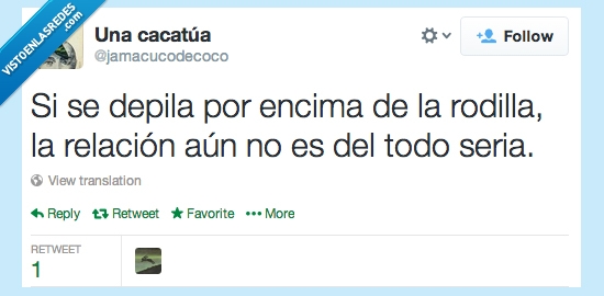 depilarse,rodilla,relación,seria,encima,pareja