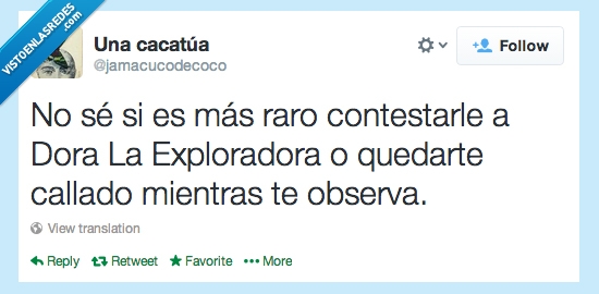 dora,mirar,contestar,callado,exploradora