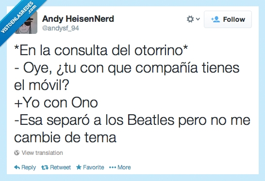 beatles,Yoko ono,otorrino,telefono,van nombrando