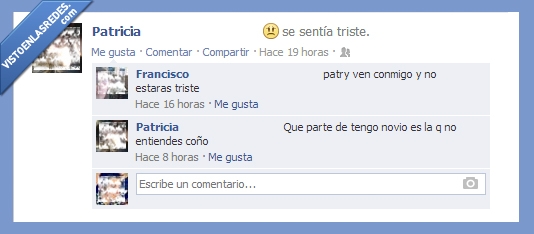 Facebook,fail,rechazar,novio