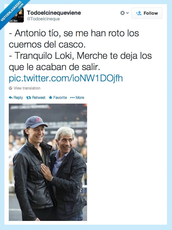 Antonio Alcantara,Loki,cuernos,cuentame