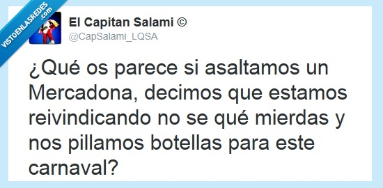 botellas,carnaval,mercadona