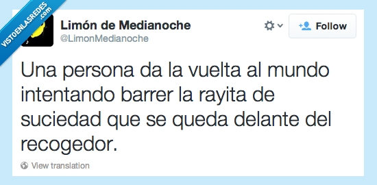 barrer,escoba,dar,recoger,rayita,mundo,vuelta,persona
