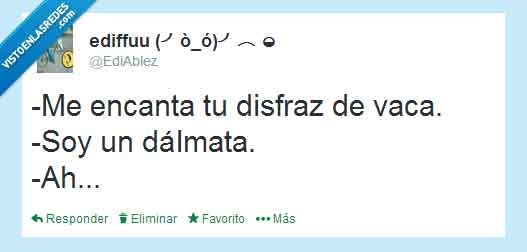 dalmata,carnaval,disfraz,vaca,gorda