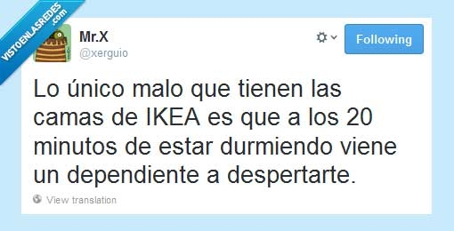camas,ikea,dependienta,20,minutos,despertarte