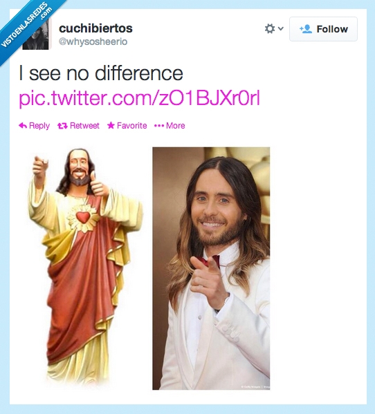 jesucristo,Jesus,no hay diferencia,Jared Leto