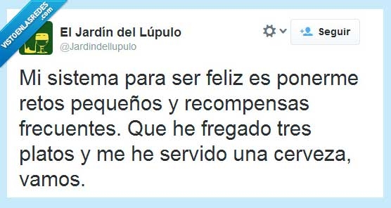 cerveza,beber,twitter,retos,recompensas,felicidad,feliz,fregar