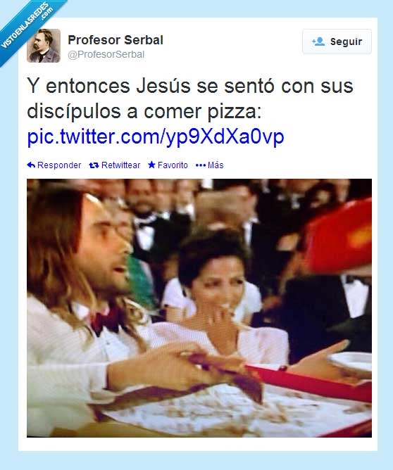 Jesús,pizza,Oscars