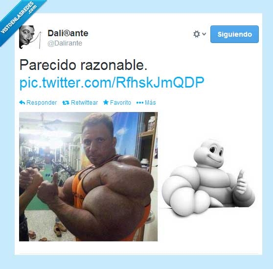 michelín,parecido,razonable,muñeco,dalirante,brazos