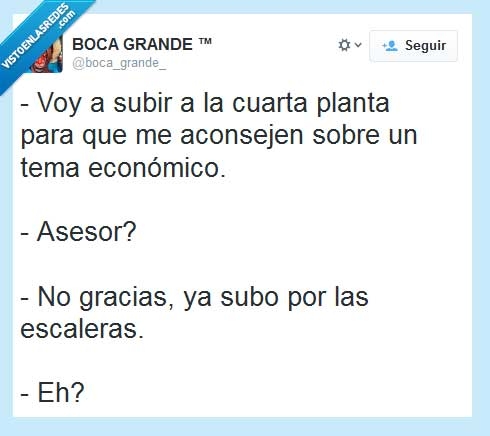 subir,planta,cuarta,consejo,aconsejar,tema,económico,asesor,escaleras,ascensor