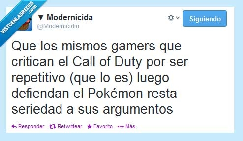 382506 - Argumentos de gamer por @Modernicidio