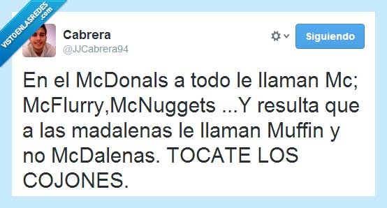 Indignante,McDonalds,Muffins