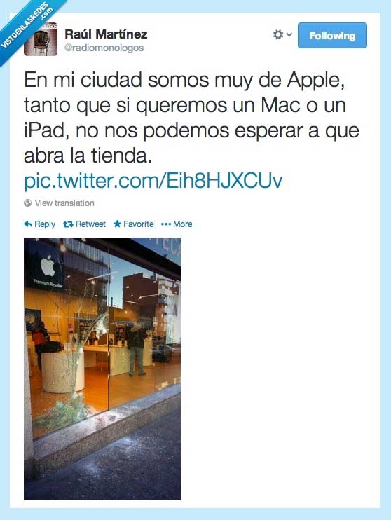 apple,alunizaje,cristal,roto,robo,ladrones
