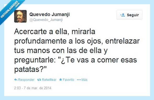 manos,mirada,patatas,romantico