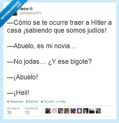 judios,hitler,bigote,novia,abuelo,peluda