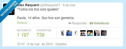 gemelos,años,tios,Todos los tíos son iguales,iguales,twitter