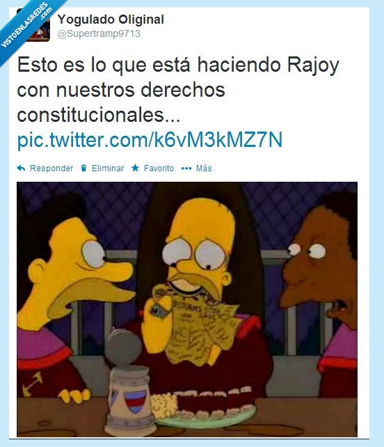 recortes,constitucion,los simpson,derechos,privar,Rajoy