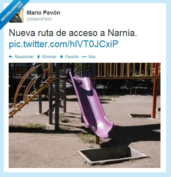 tobogán,genius,armario,parque,narnia