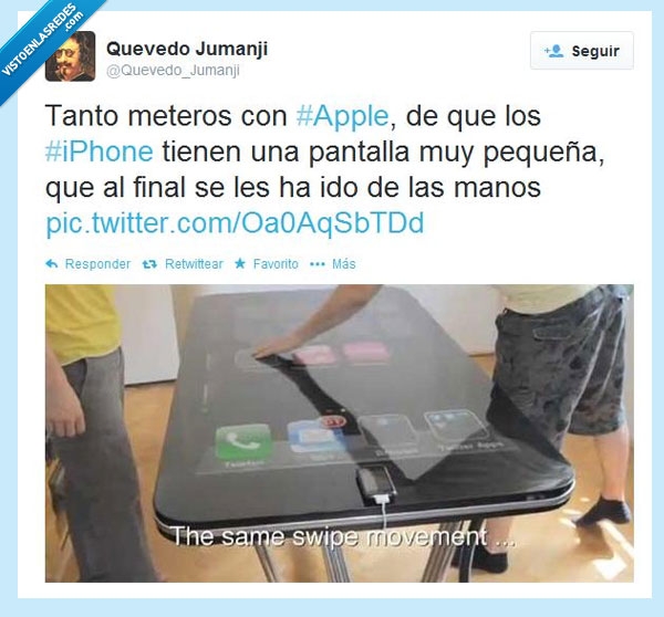 pantallaco,quejarse,ironia,gigante,iphone