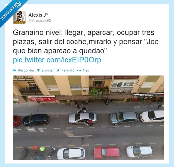 granada,aparcar,espacio,dos,mirar,sitio