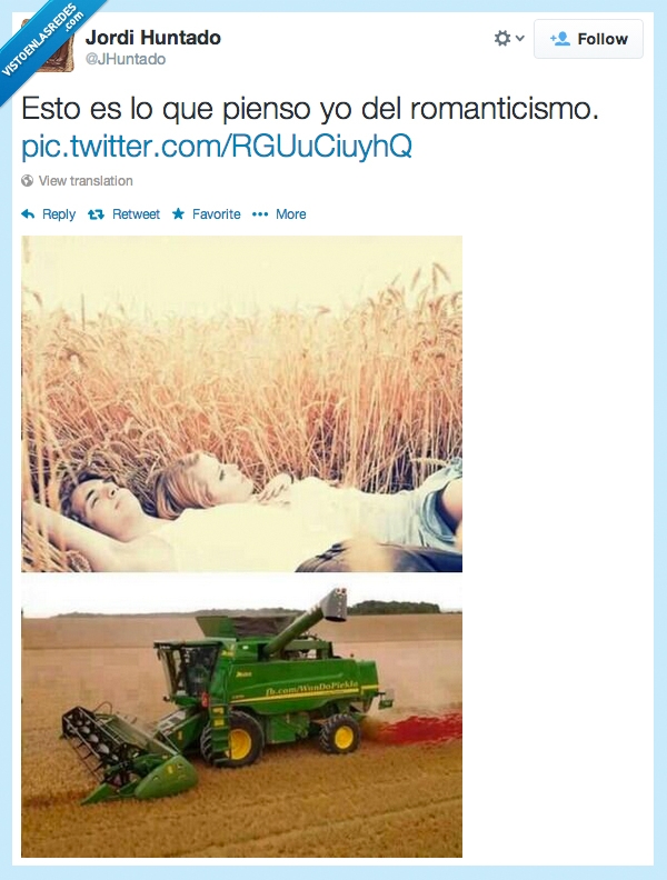 romanticismo,pienso,yo,cosechadora,campo,trigo,trigal,matar