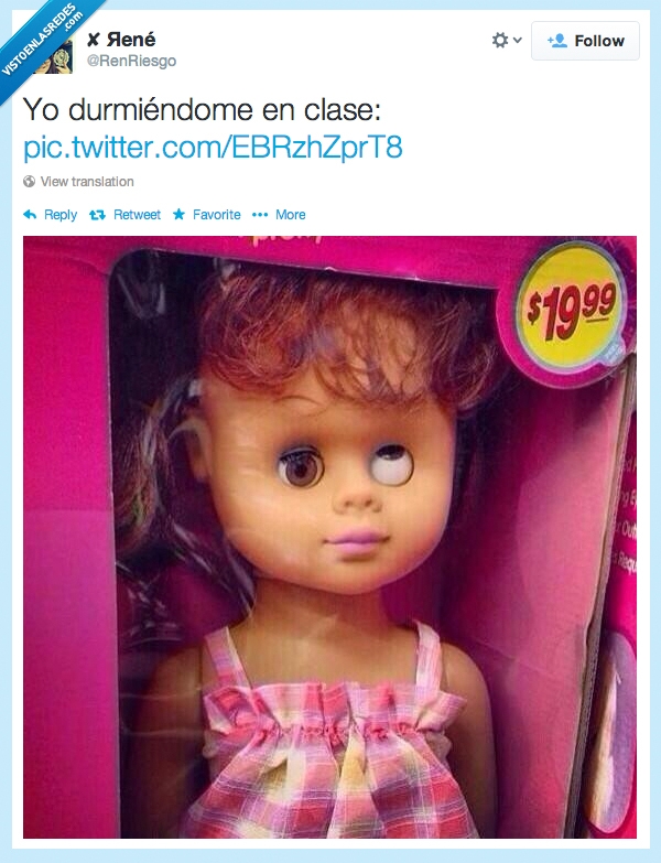 clase,siesta,dormir,muñeca,ojo